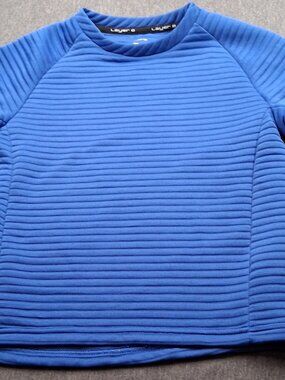 Boys shirt, Layers, size 8, blue, new with tags